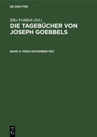 Die Tagebücher Teil 1. 3-11/37 3598237340 Book Cover