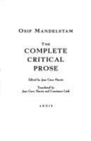 Critical Prose and Letters 0679775412 Book Cover