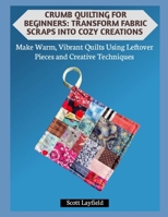 CRUMB QUILTING FOR BEGINNERS: TRANSFORM FABRIC SCRAPS INTO COZY CREATIONS: Make Warm, Vibrant Quilts Using Leftover Pieces and Creative Techniques B0G75C26VF Book Cover