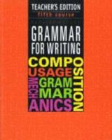Grammar for Writing, 5th Course 0821503200 Book Cover