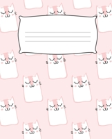 KITTEN Composition Notebook: 7.5 X 9.25 Primary Ruled 110 pages book for girls, kids, school, students and teachers 1088995322 Book Cover