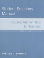 Discrete Mathematics for Teachers Student Solutions Manual 0618433937 Book Cover