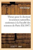 Tha]ses Pour Le Doctorat A]s-Sciences Naturelles 2011929547 Book Cover