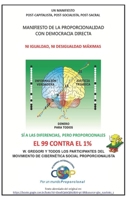 MANIFIESTO DE LA PROPORCIONALIDAD CON DEMOCRACIA DIRECTA: POST-CAPITALISTA, POST-SOCIALISTA, POST-SACRAL B08KMKC87J Book Cover