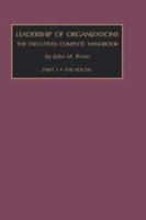 Leadership of Organizations: The Executive's Complete Handbook : The Social (Leadership & Organization) 1559389354 Book Cover