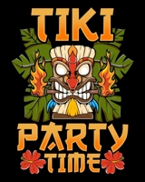 Tiki Party Time: Adorable & Cute Tiki Party Time Island Luau Themed 2020-2021 Weekly Planner & Gratitude Journal (110 Pages, 8" x 10") Blank Sections ... Moments of Thankfulness & To Do Lists 1672578809 Book Cover