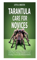 TARANTULA CARE FOR NOVICES: Feeding Your Pets: What, Whenever, as well as How; Picking a Suitable Variety; Creating a Secure plus Pleasant Habitat B0FVPSXKZJ Book Cover