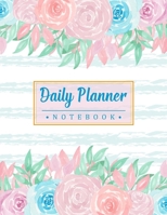 Daily Planner Notebook: Hourly Goal Setting Productivity Agenda Planner and Organizer A Weekly View Journal & Work Diary for To-Do List and More Gorgeous Roses Design for Everyone 1691064203 Book Cover