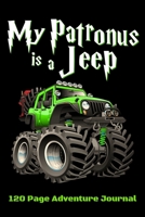 My Patronus Is A Jeep: 120 Page Blank Line Journal, Notebook 1699055092 Book Cover