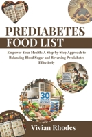 Prediabetes food list: Empower Your Health: A Step-by-Step Approach to Balancing Blood Sugar and Reversing Prediabetes Effectively B0DWDK55X6 Book Cover