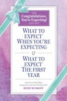 What to Expect: The Congratulations, You're Expecting! Gift Set NEW: (Includes What to Expect When You're Expecting and What to Expect The First Year) 1523529660 Book Cover