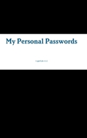 My Personal Passwords 1329581695 Book Cover
