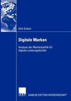 Digitale Marken: Analyse Der Markenpolitik Fur Digitale Leistungsbundel 3824481421 Book Cover