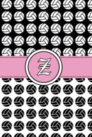 Z: Volleyball Notebook Monogram Initial Z Personalized Volleyball Gift for Players Coach Students Teachers (Volleyball Lovers) 166044697X Book Cover