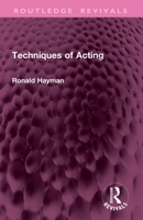 Techniques of Acting 0030867088 Book Cover