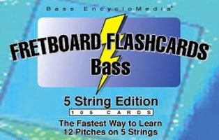 Fretboard Flashcards: Bass : 5 String Edition 0979017726 Book Cover