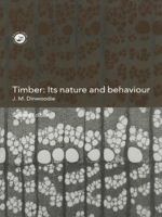 Timber, its nature and behaviour 0419235809 Book Cover