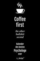 Kalender 2020 f�r Psychologen / Psychologe / Psychologin: Wochenplaner / Tagebuch / Journal f�r das ganze Jahr: Platz f�r Notizen, Planung / Planungen / Planer, Erinnerungen & Spr�che 1676527990 Book Cover