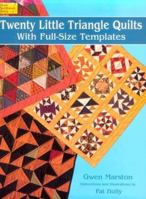 Twenty-Little Triangle Quilts: With Full-Size Templates (Dover Needlework Series) 0486297004 Book Cover