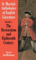 The Restoration and Eighteenth Century (1660-1798) 0312044771 Book Cover