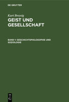 Geschichtsphilosophie und Soziologie 3112462750 Book Cover