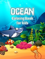 Ocean Coloring Book for kids: Kid Coloring Pages with Sea Creatures Ocean Animal for Preschoolers and Kindergarten B09TF226PT Book Cover