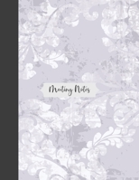 Meeting Notes: Detailed meeting notes journal for recording meeting minutes with detailed sections to keep track of attendees and action items. Cover(38) 1707676321 Book Cover