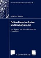 Online-Gemeinschaften ALS Geschaftsmodell: Eine Analyse Aus Sozio-Okonomischer Perspektive 3835001035 Book Cover