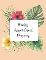 Weekly Appointment Planner: 4 Column Undated Daily Planner Appointment Book with Time 52 Weeks Monday To Sunday 7am to 8pm (Volume 17) 1698397321 Book Cover