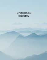 Open House Registry : Guest and Visitors Sign in Book (mountains) 1791648975 Book Cover