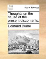 Thoughts On Present Discontents 1515074420 Book Cover