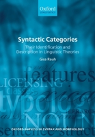 Syntactic Categories: Their Identification and Description in Linguistic Theories 0199281432 Book Cover