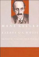 Essays on Music 0521462169 Book Cover