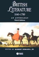 British Literature 1640-1789: An Anthology 0631195289 Book Cover