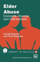 Elder Abuse: Concepts, theories and interventions 156593038X Book Cover