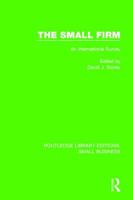 The Small Firm: An International Survey 1138683469 Book Cover