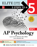 5 Steps to a 5: AP Psychology 2021 Elite Student Edition 1260467007 Book Cover
