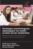 Strategie marketingowe wplywajace na wybór uczelni przez studentów (Polish Edition) 6139428556 Book Cover