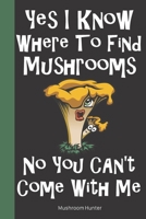 Mushroom Hunter: Logbook Tracking Notebook Gift for Wild Mushroom Lovers Hunters Foragers. Record Locations Quantity Species Soil Weather Conditions and More 1696290104 Book Cover