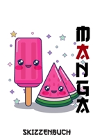 Manga Skizzenbuch: Notizbuch zum Selbstgestalten Leere Seiten f�r Comic, Anime und Manga Zeichnungen Geschenkidee f�r Kinder 1677361298 Book Cover