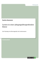 Lernen in einer jahrgangsübergreifenden Klasse (German Edition) 366891317X Book Cover