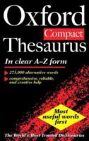 The Oxford Compact Thesaurus 0198601204 Book Cover