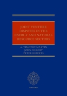 Joint Operating Agreement Disputes 0192859617 Book Cover