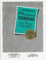 Intermediate Jazz Conception For Saxophone w/cd 1934638021 Book Cover