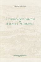 La Versificación Imitativa en Fernando de Herrera (Monografías A) 0729300986 Book Cover