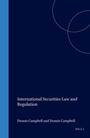 International Securities Law and Regulations (International Business Law) 1571051066 Book Cover