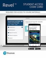 Revel for Government and Politics in the Lone Star State - Access Card 0134017072 Book Cover