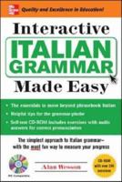 Interactive Italian Grammar Made Easy w/CD-ROM (Grammar Made Easy) 0071460926 Book Cover