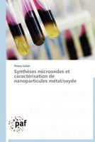 Synthèses Microondes Et Caractérisation de Nanoparticules Métal/Oxyde 3838170121 Book Cover
