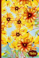 Notes: Watercolor Sunflowers Pattern Composition Notebook 6"x9" 120 Pages 109796776X Book Cover